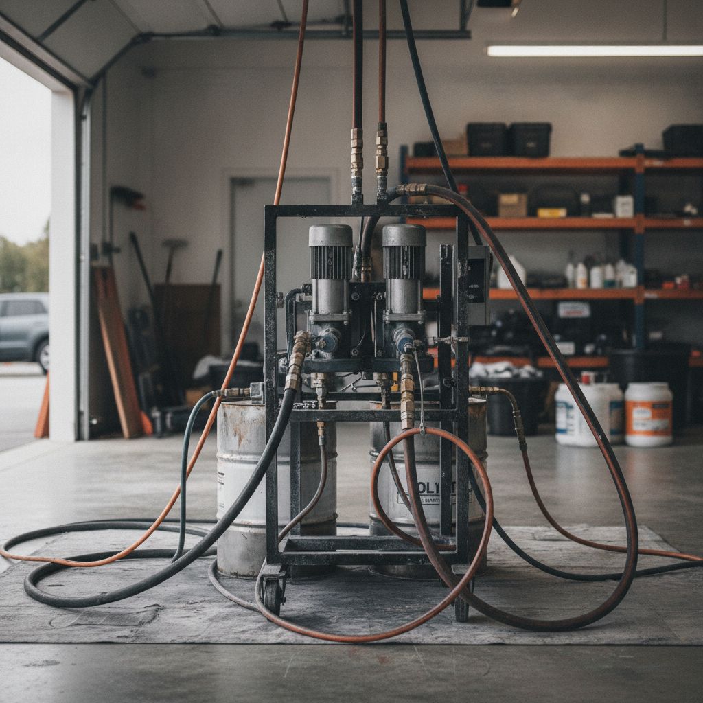 Polyurea coating application equipment